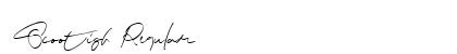 Scootish Regular Font Preview