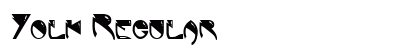 Yolk Regular Font Preview Yolk Regular Font Preview