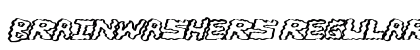 BrainWashers Regular Font Preview