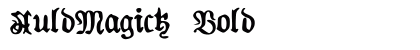 AuldMagick Bold font free download
