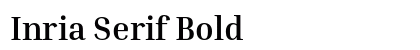 Inria Serif Bold preview