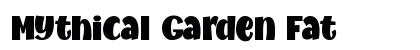 Mythical Garden Fat Font Preview