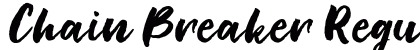 Chain Breaker Regular Font Chain Breaker Regular Font Preview