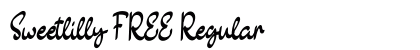 Sweetlilly FREE Regular Font Preview