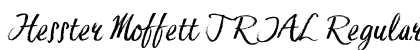 Hesster Moffett TRIAL Regular Font Preview