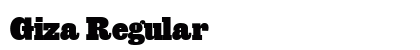Giza Regular preview