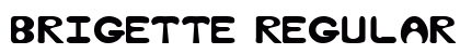 BRIGETTE Regular Font Preview