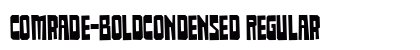 Comrade-BoldCondensed Regular preview