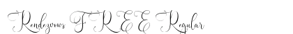 Rendezvows FREE Regular Font Preview