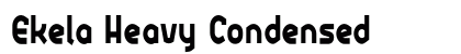 Ekela Heavy Condensed preview