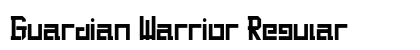 Guardian Warrior Regular Font Guardian Warrior Regular Font Preview