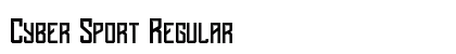 Cyber Sport Regular Font Cyber Sport Regular Font Preview