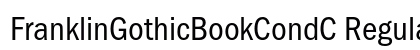 FranklinGothicBookCondC Regular Font Preview