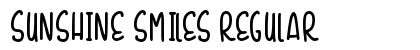 Sunshine Smiles Regular Font Preview