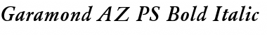 Garamond_A.Z_PS Bold-Italic