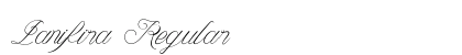 Lanifira Regular Font Preview
