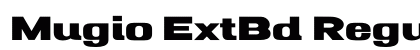 Mugio ExtBd Regular preview