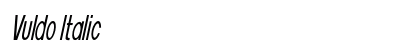 Vuldo Italic preview