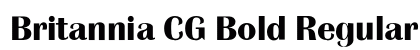 Britannia CG Bold Regular font free download