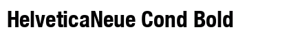 HelveticaNeue Cond Bold font free download