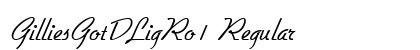 GilliesGotDLigRo1 Regular font free download