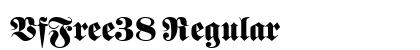 VfFree38 Regular Font Preview