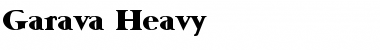 Garava Heavy Regular Font