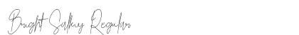 Bright Salkiy Regular Font Preview