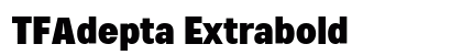 TFAdepta Extrabold preview