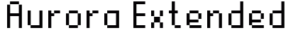 Aurora Extended Regular Font Preview