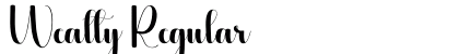 Wealty Regular (OpenType) Font Preview Wealty Regular (OpenType) Font Preview