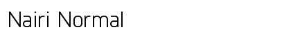 Nairi Normal Font Preview