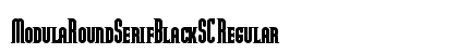 ModulaRoundSerifBlackSC Regular Font ModulaRoundSerifBlackSC Regular Font Preview