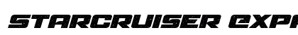 Starcruiser Expanded Italic Expanded Italic preview