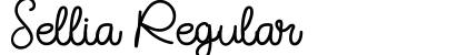 Sellia Regular Font Sellia Regular Font Preview