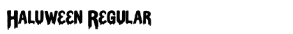 Haluween Regular Font Preview