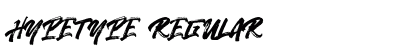 Hypetype Regular Font Preview