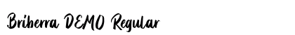 Briberra DEMO Regular Font Preview