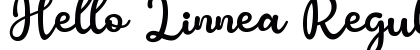 Hello Linnea Regular preview Hello Linnea Regular preview