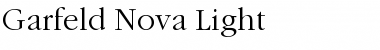 Garfeld-Nova-Light Regular Font