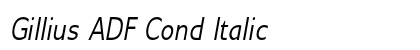 Gillius ADF Cond Italic preview