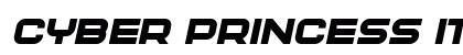 Cyber Princess Italic Font Cyber Princess Italic Font Preview