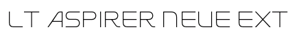 LT Aspirer Neue ExtLt Regular Font Preview