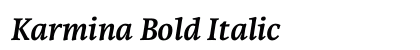 Karmina Bold Italic font free download