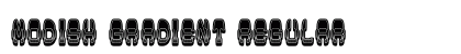 Modish Gradient Regular Font Preview