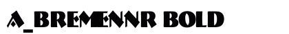 a_BremenNr Bold font free download