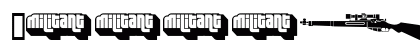 Military dingbats Fenotype preview