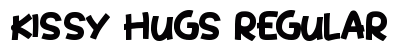 Kissy Hugs Regular Font Preview