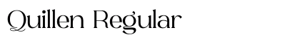 Quillen Regular preview Quillen Regular preview
