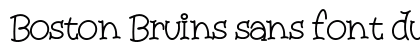 Boston Bruins sans font duo Regular preview Boston Bruins sans font duo Regular preview